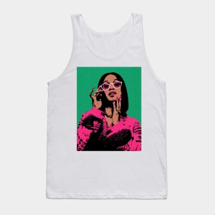 Cardi B pop art Tank Top